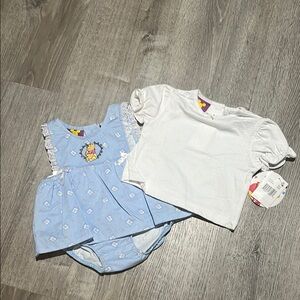 Vintage Disney Pooh 2 Piece Dress